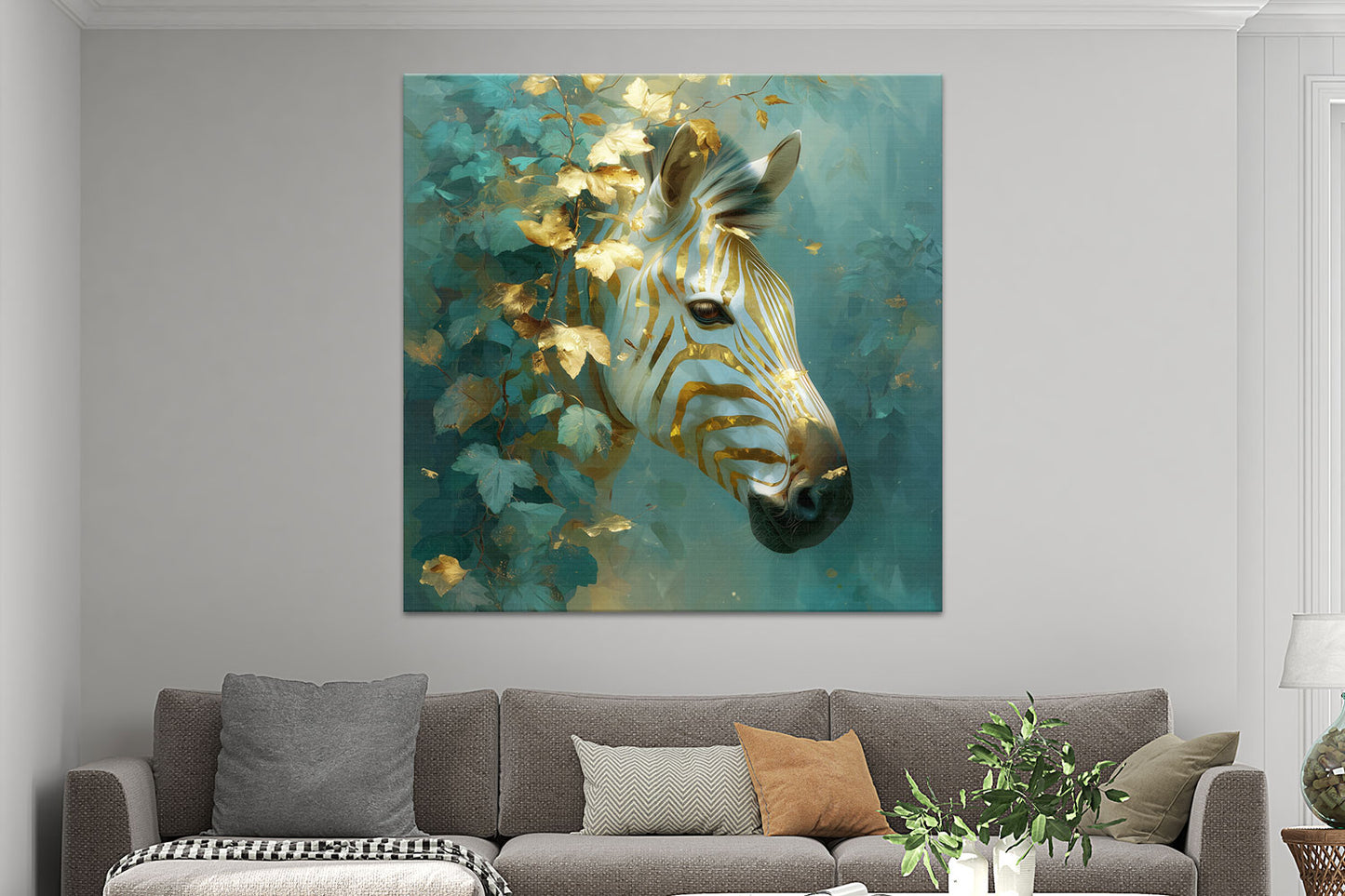 Goldenes Zebra im Blätterwald