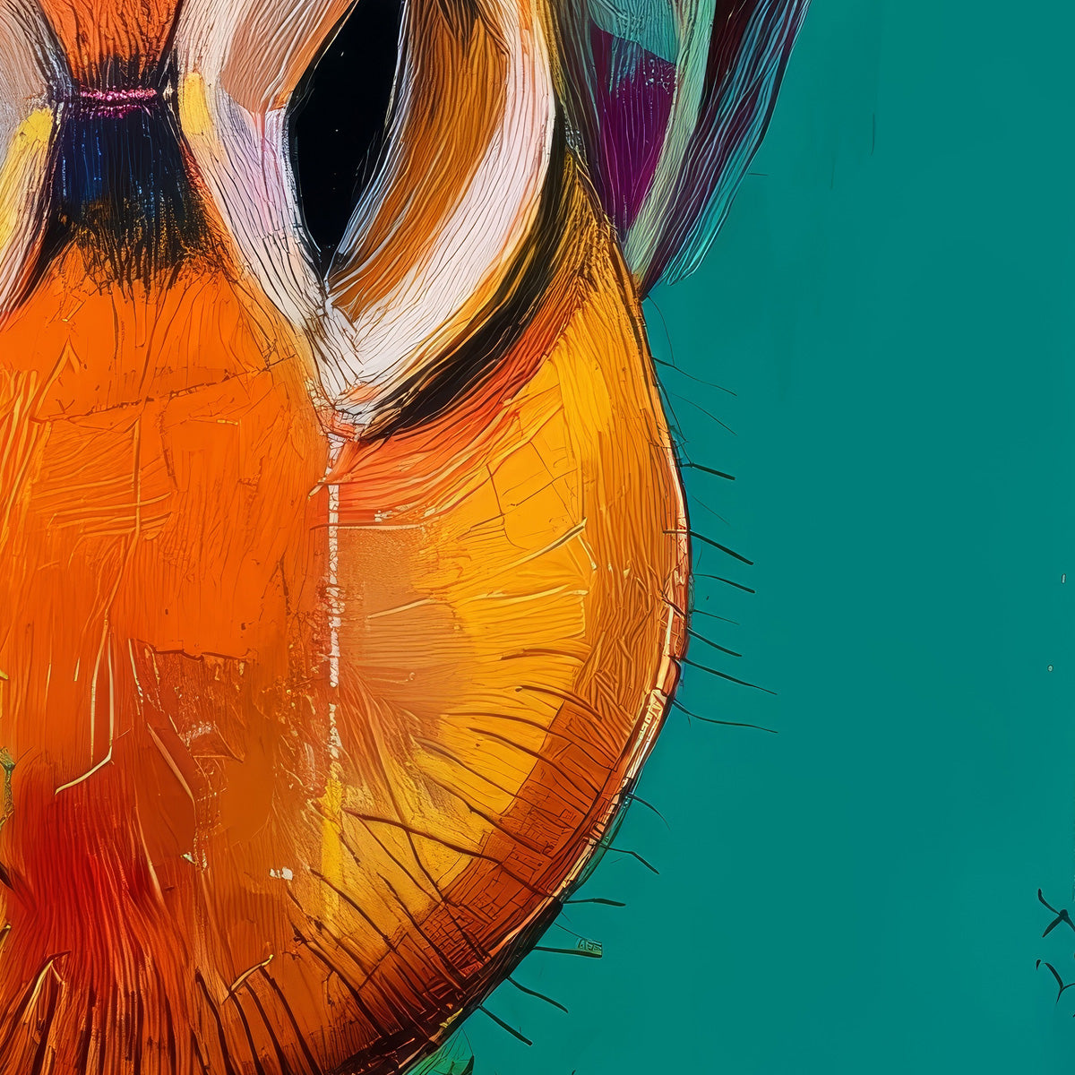 Bunte Giraffe