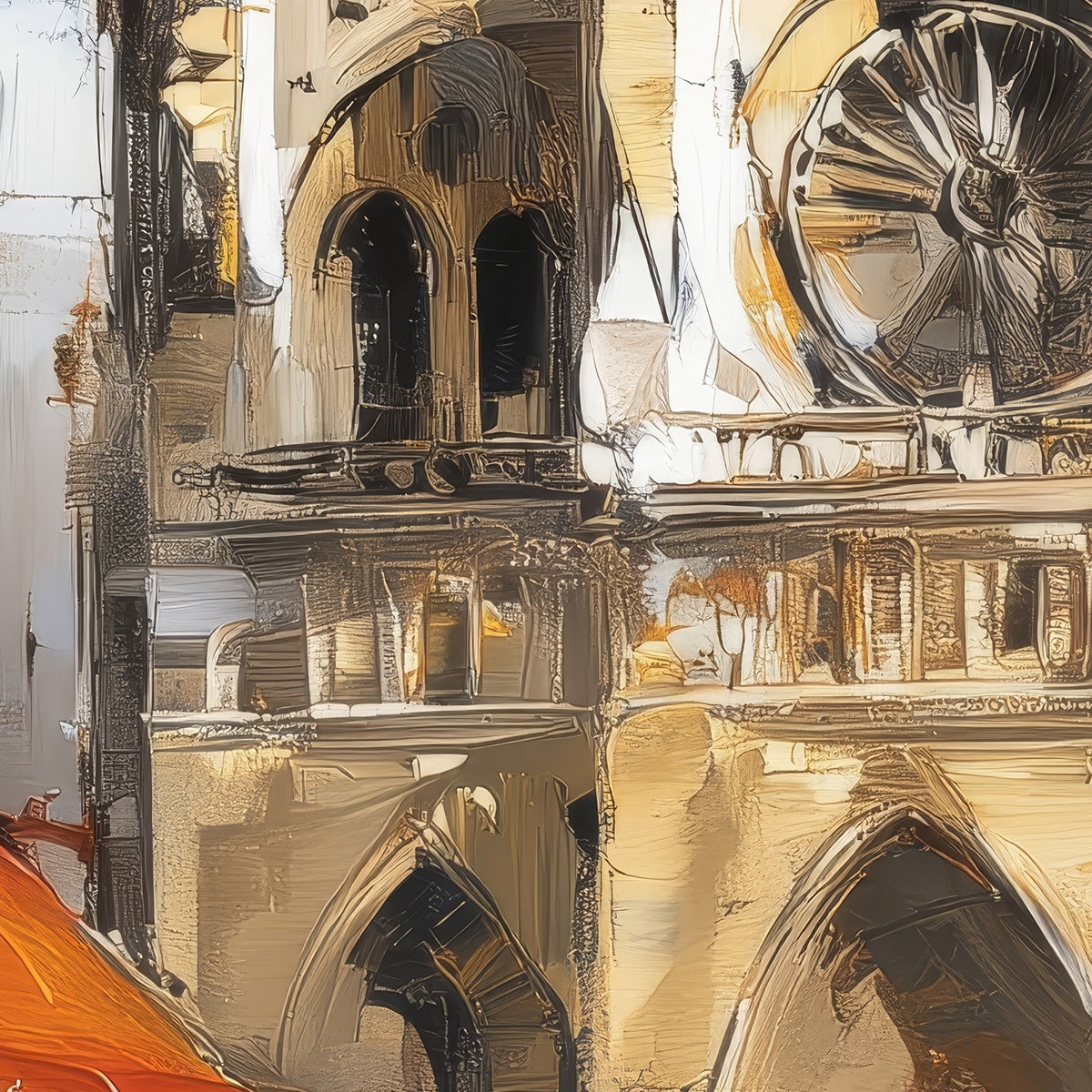 Blick auf Notre-Dame de Paris