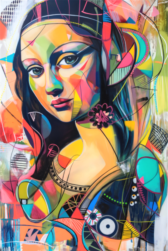Main image Mona Lisa Pop Art