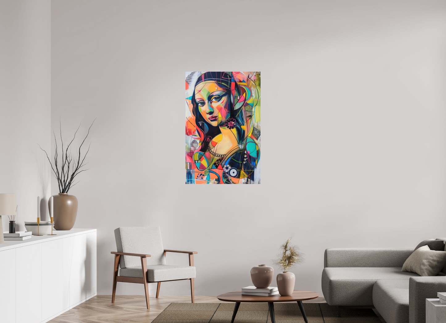 70 x 105 cm, Forex Mona Lisa Pop Art