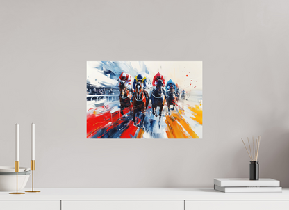 45 x 30 cm, Forex Pferderennen