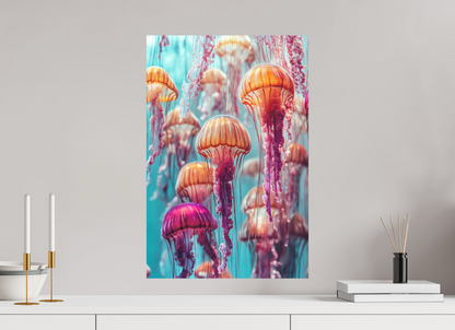 40 x 60 cm, Forex Dekorative Quallen