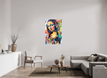 80 x 120 cm, Leinwand Mona Lisa Pop Art