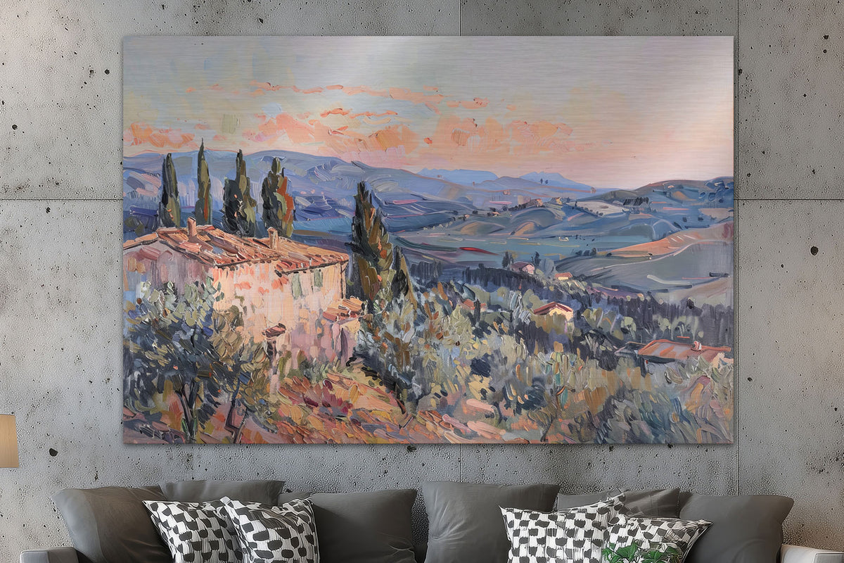 Abendrot in der Toskana