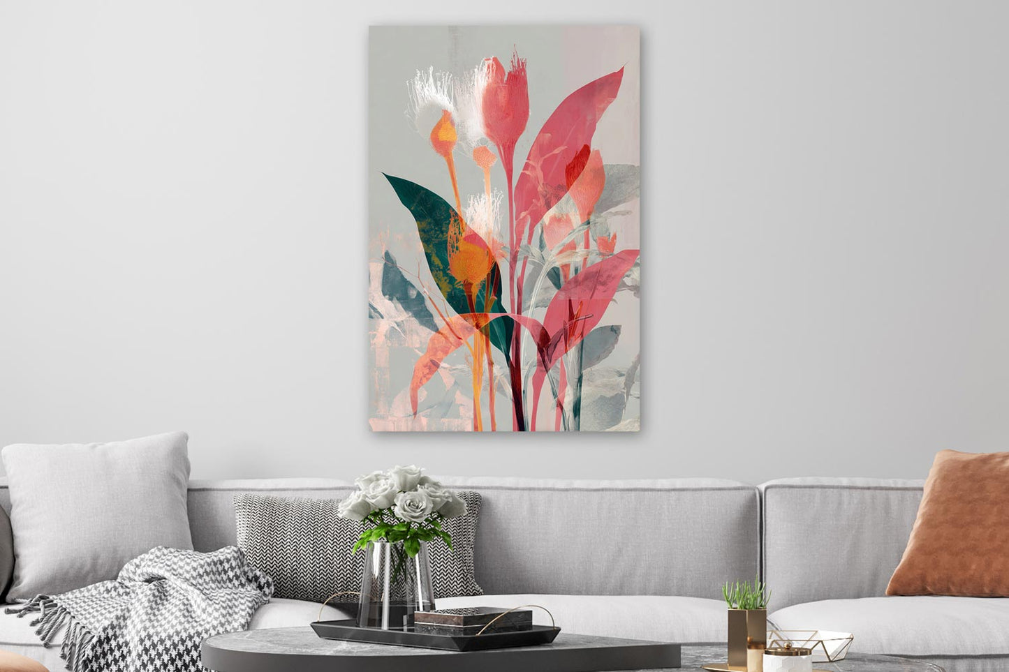 Abstrakte florale Komposition