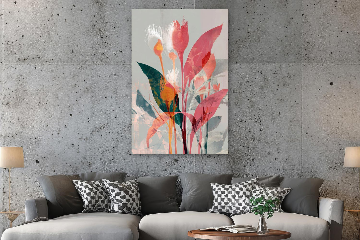 Abstrakte florale Komposition