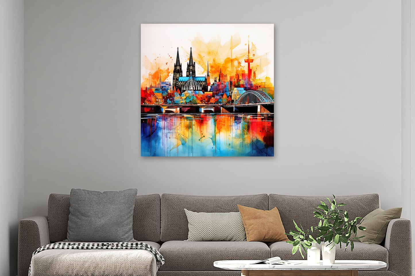 Abstraktes Köln