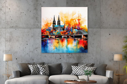Abstraktes Köln