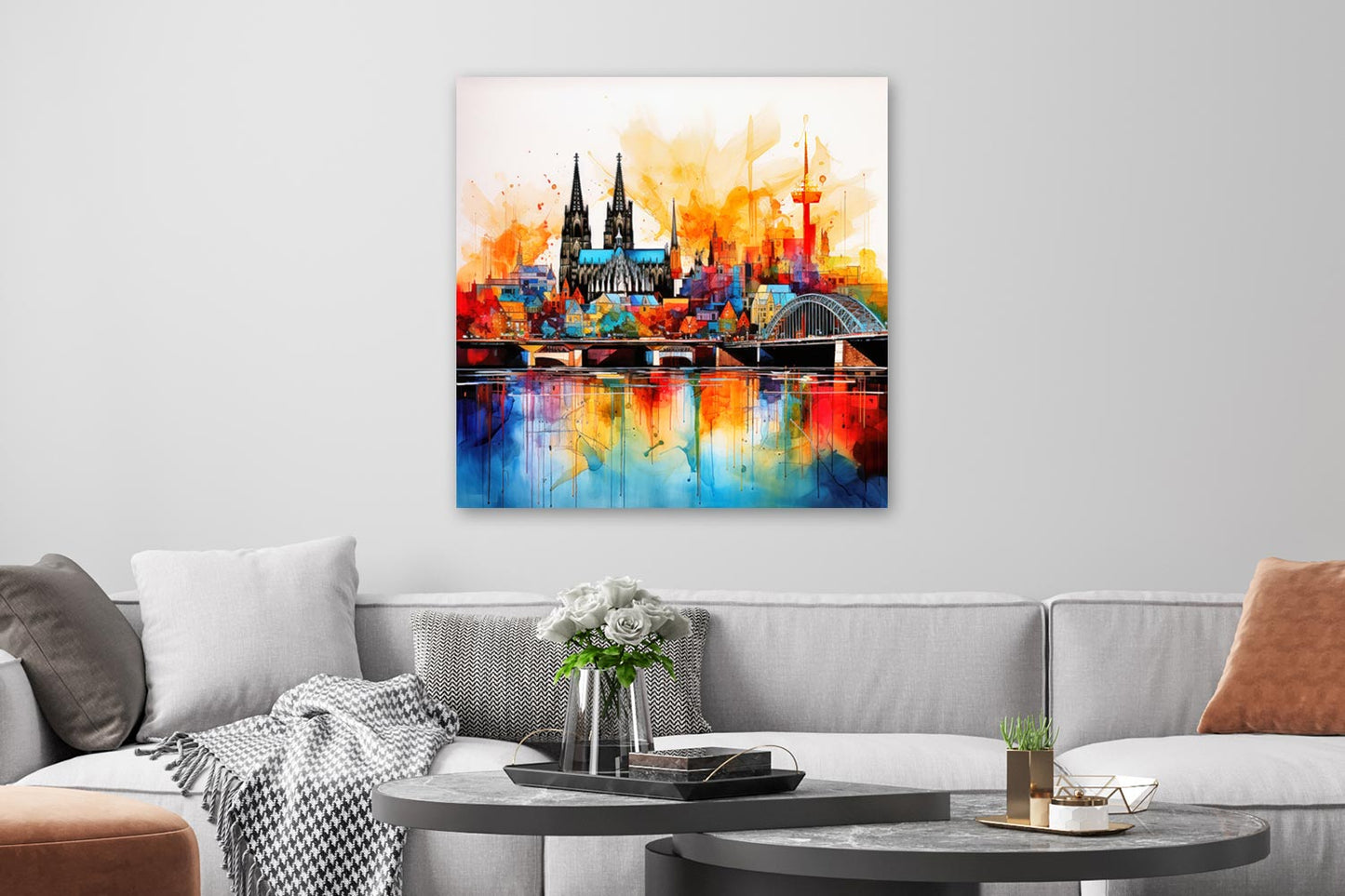 Abstraktes Köln