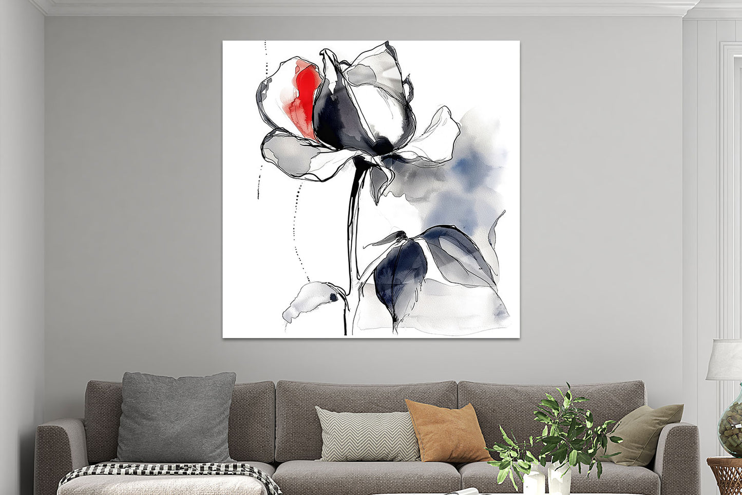 Abstrakte Rose