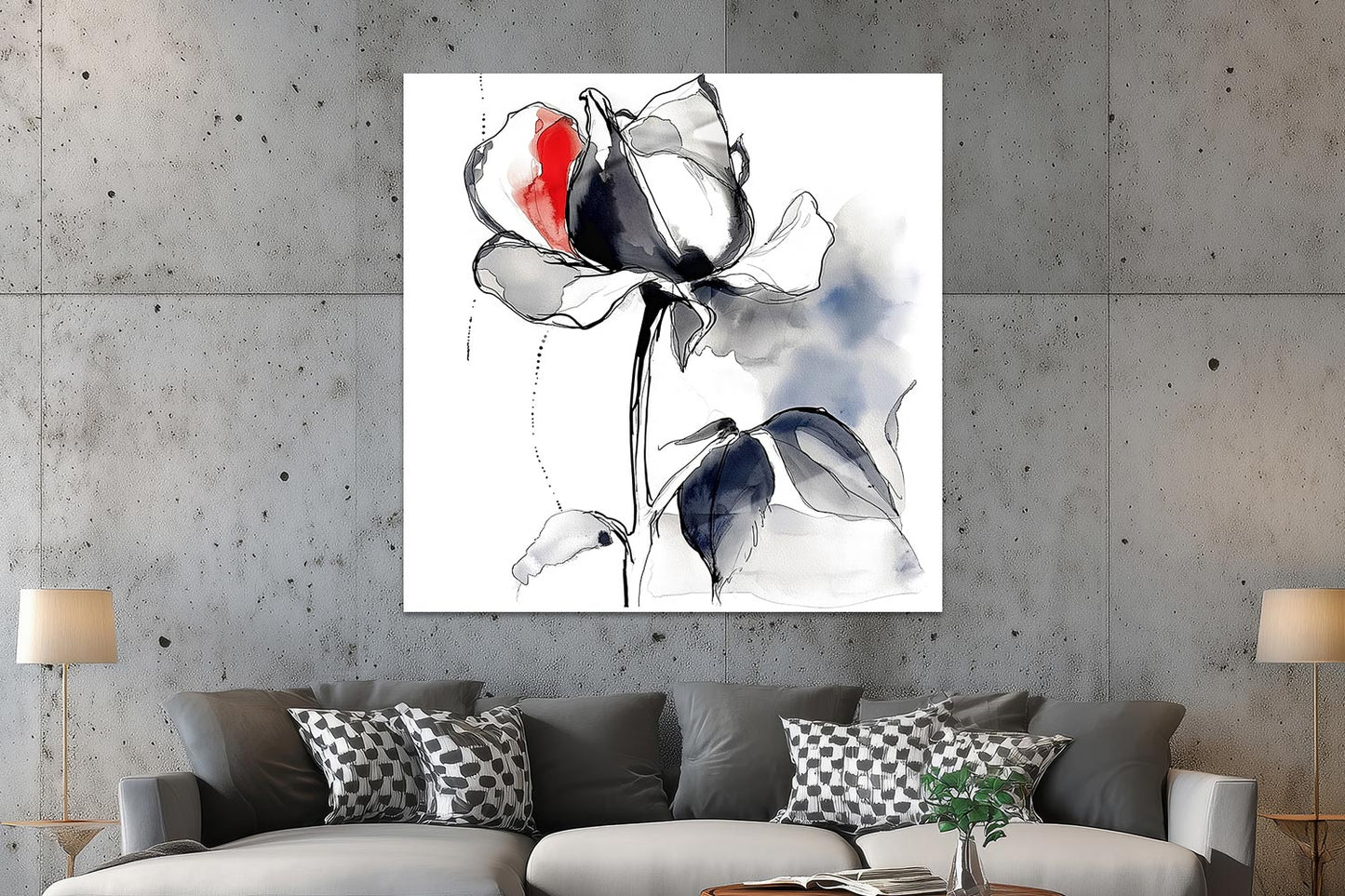 Abstrakte Rose