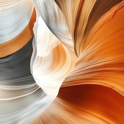 Antelope-Canyon als hochwertiger Kunstdruck auf Leinwand, Alu-Dibond oder hinter Acrylglas. 
