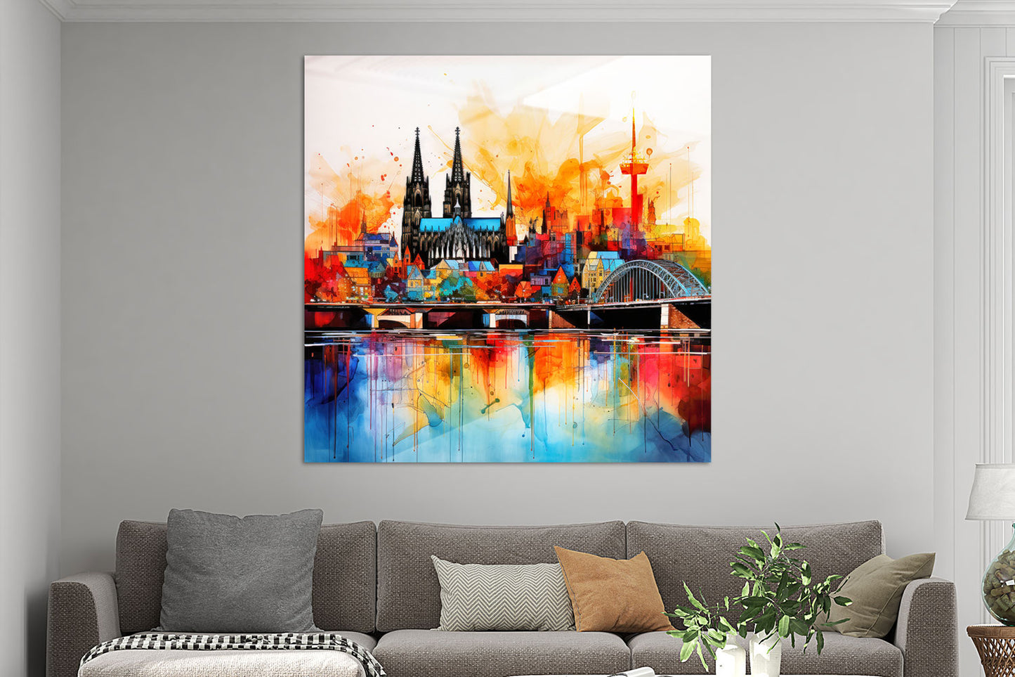 Abstraktes Köln