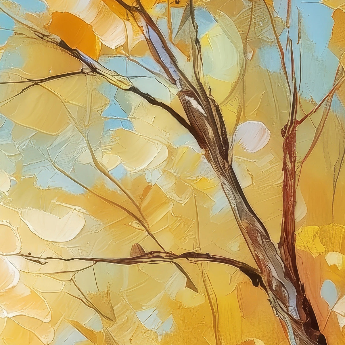 Baumwipfel im Herbst