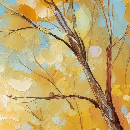 Baumwipfel im Herbst