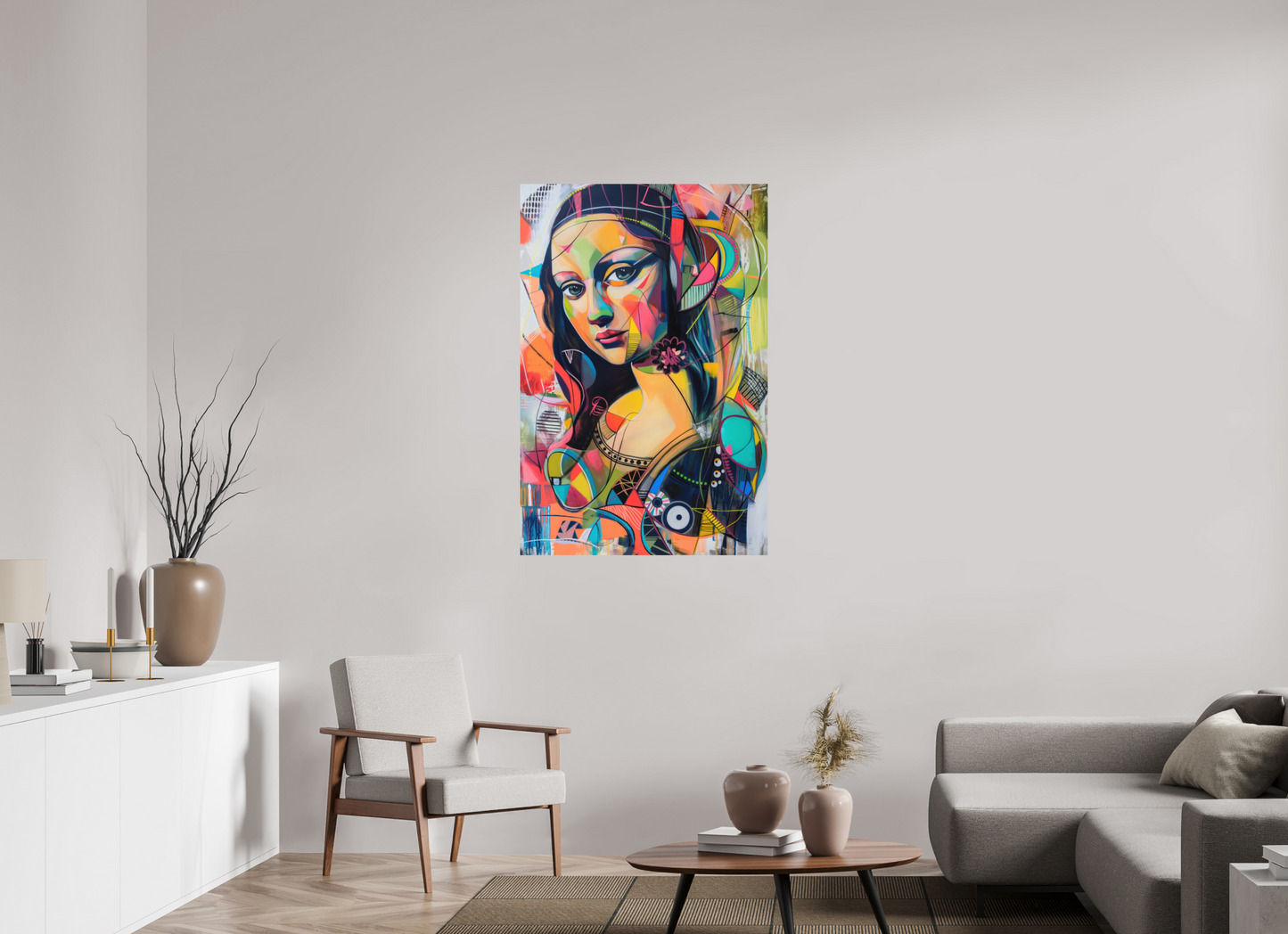 80 x 120 cm, Forex Mona Lisa Pop Art
