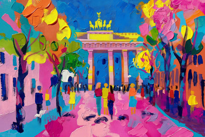 Modernes Brandenburger Tor Gemälde