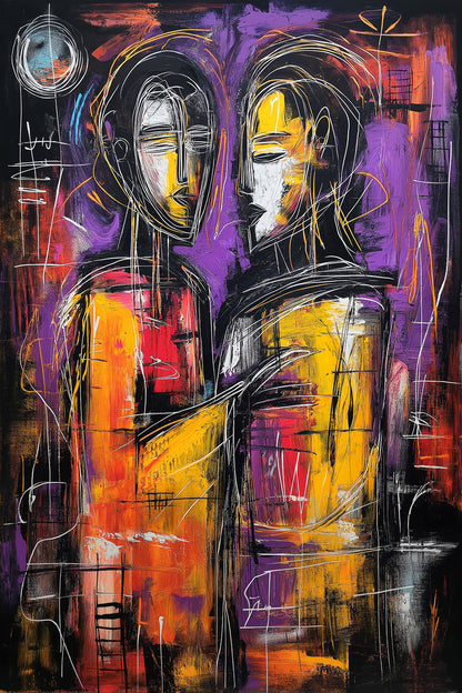 Modernes Gemälde als hochwertiger Kunstdruck. Jetzt bestellen als Wandbild auf Leinwand, Alu-Dibond, hinter Acrylglas oder als Poster.