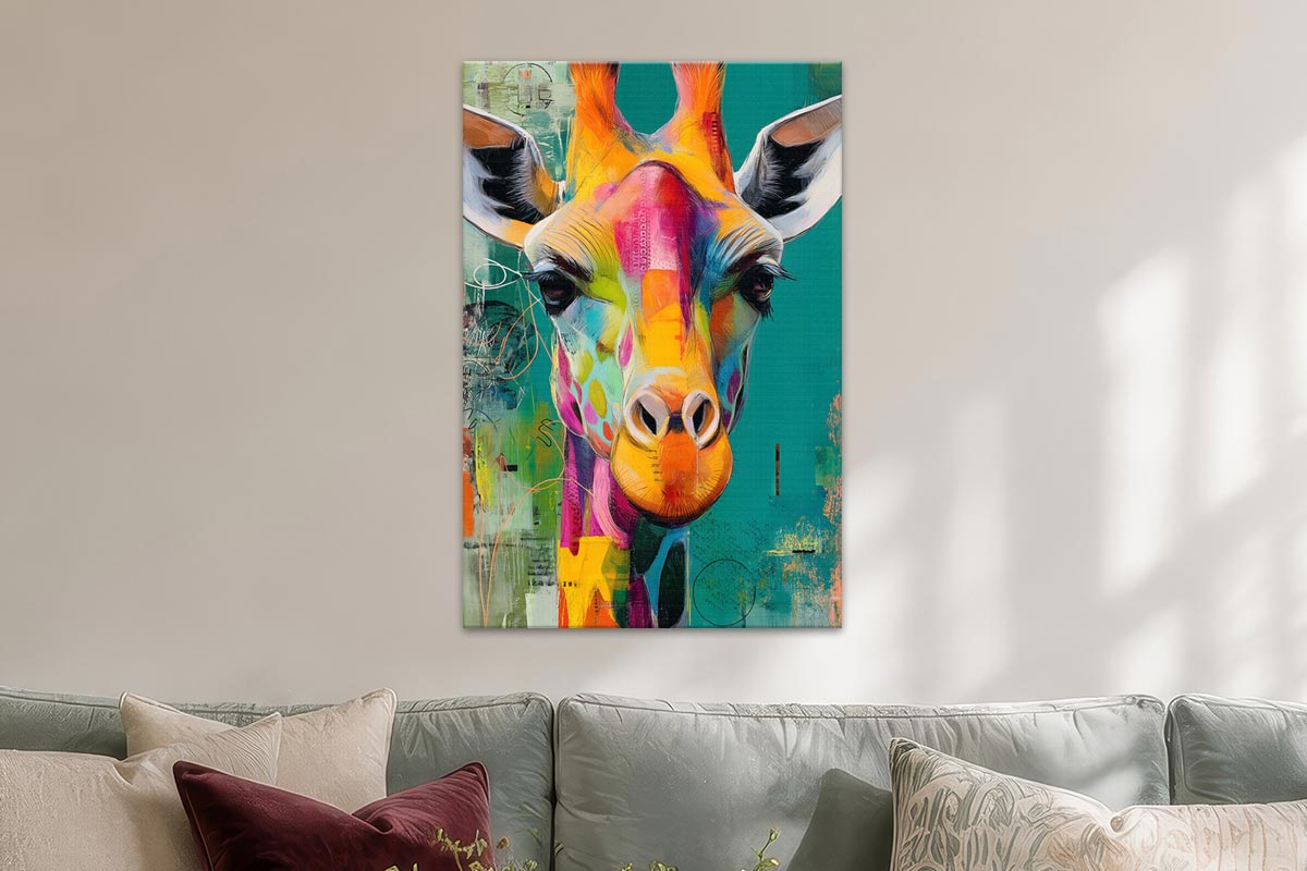 Bunte Giraffe