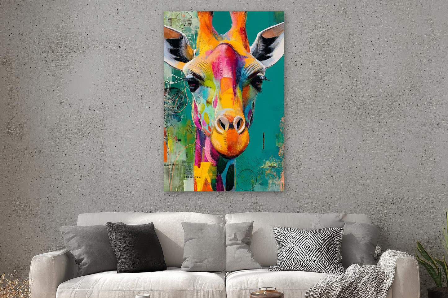 Bunte Giraffe