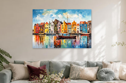 Bunte Häuser in Amsterdam
