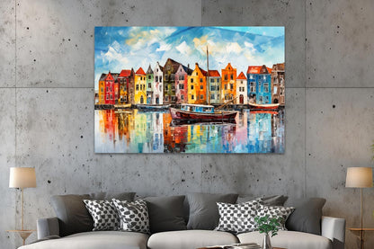 Bunte Häuser in Amsterdam