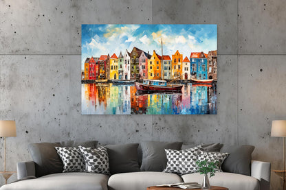 Bunte Häuser in Amsterdam