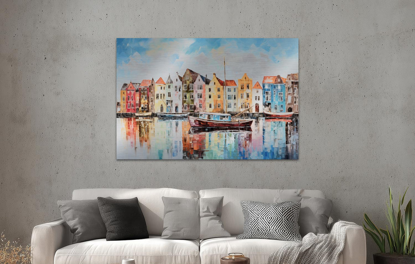 Bunte Häuser in Amsterdam