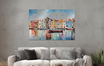 Bunte Häuser in Amsterdam