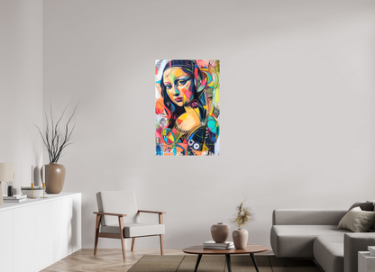 70 x 105 cm, Leinwand Mona Lisa Pop Art
