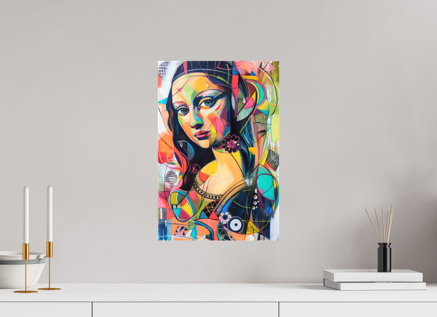 30 x 45 cm, Leinwand Mona Lisa Pop Art