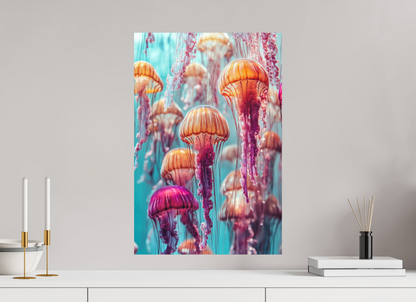 40 x 60 cm, ChromaLuxe HD Dekorative Quallen