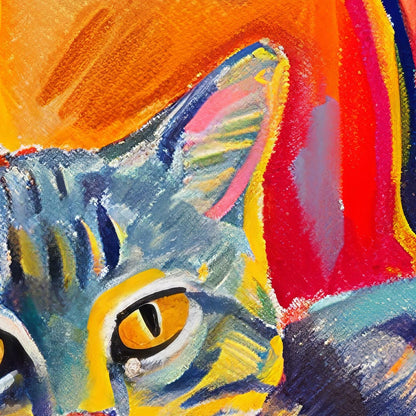 Faule Katze