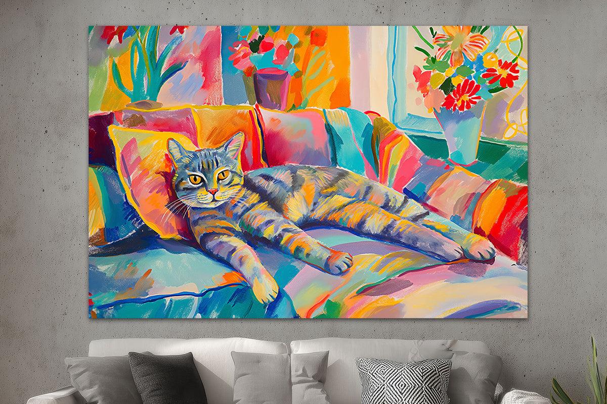 Faule Katze