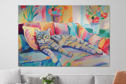 Faule Katze