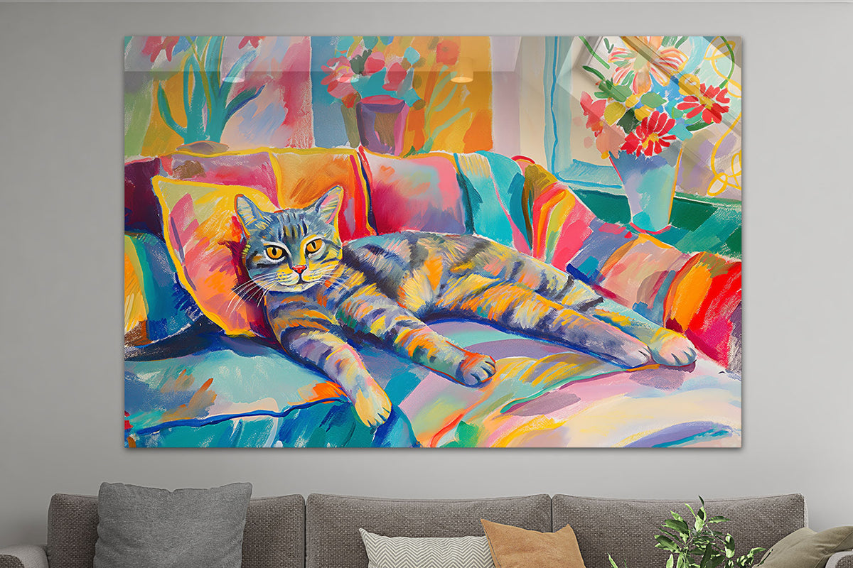 Faule Katze