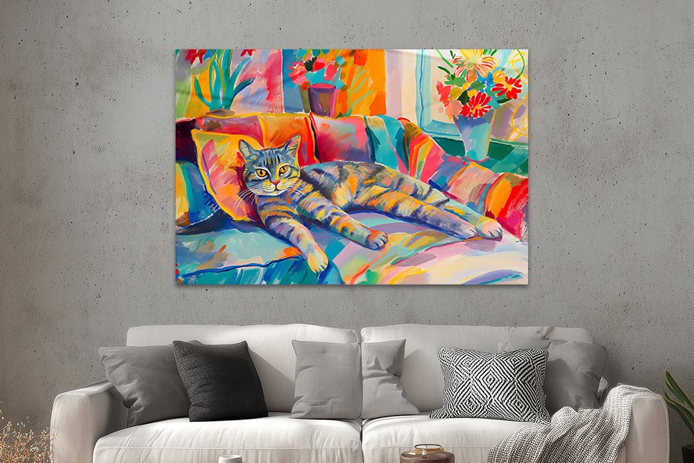 Faule Katze