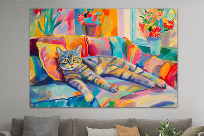 Faule Katze