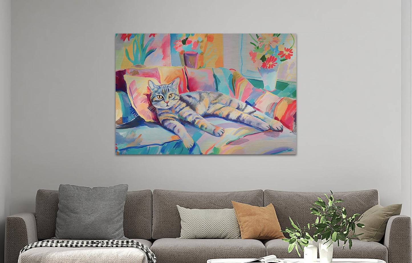 Faule Katze