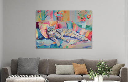 Faule Katze
