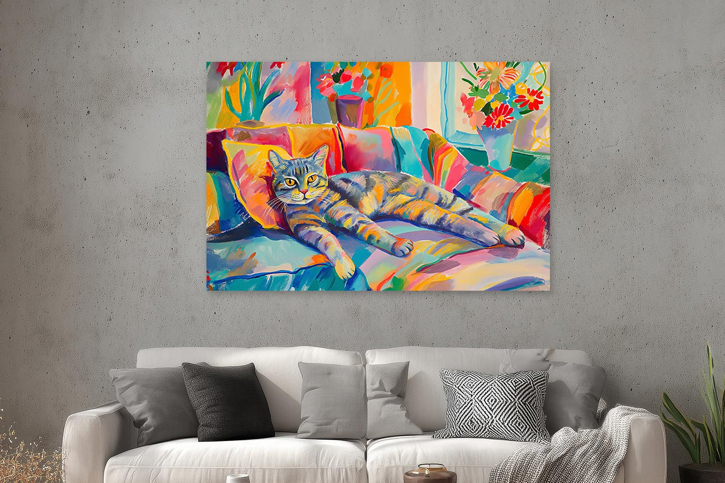 Faule Katze