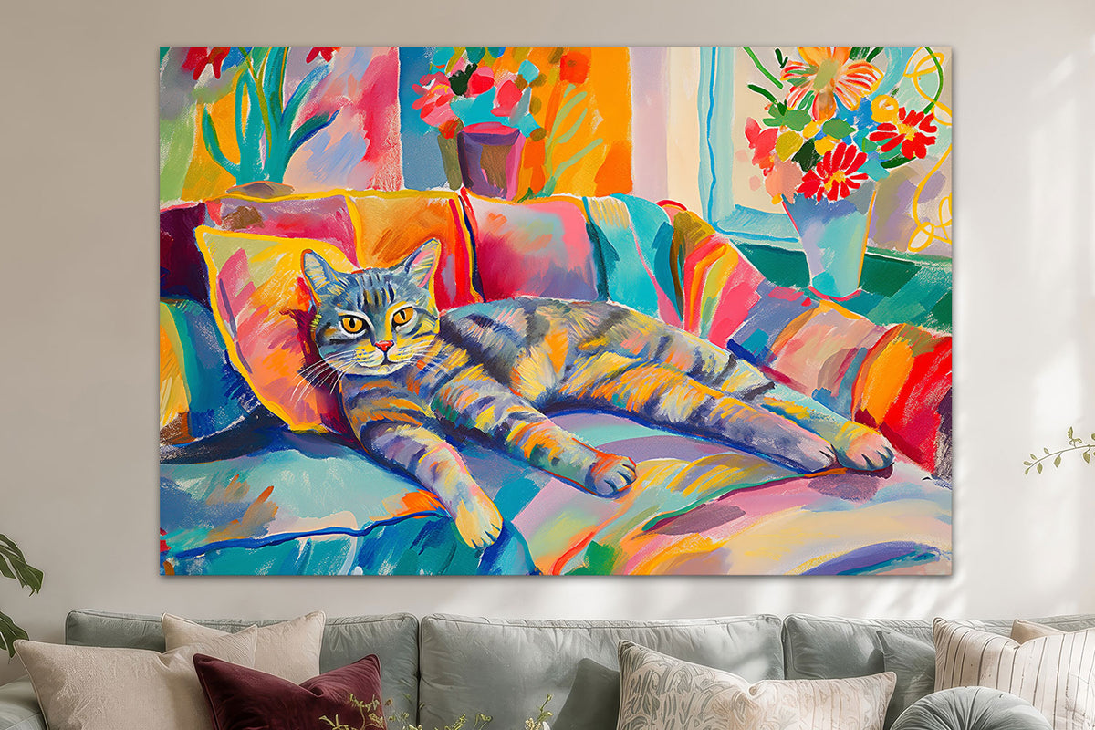 Faule Katze
