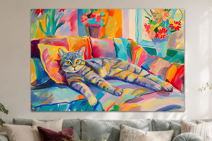 Faule Katze