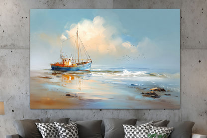 Fischerboot am Strand