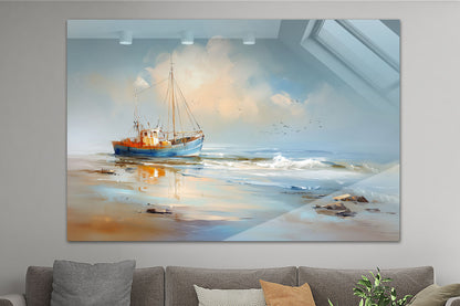 Fischerboot am Strand
