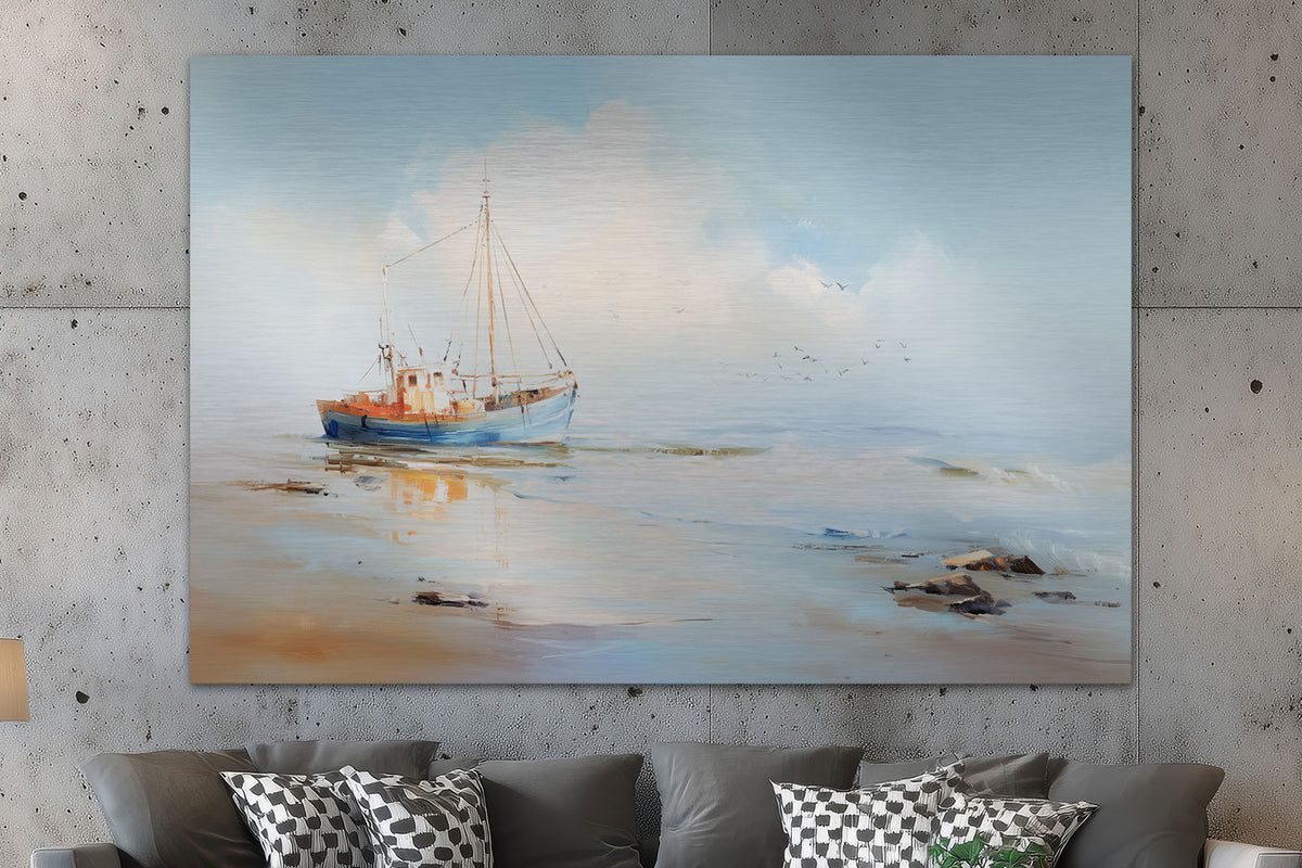Fischerboot am Strand