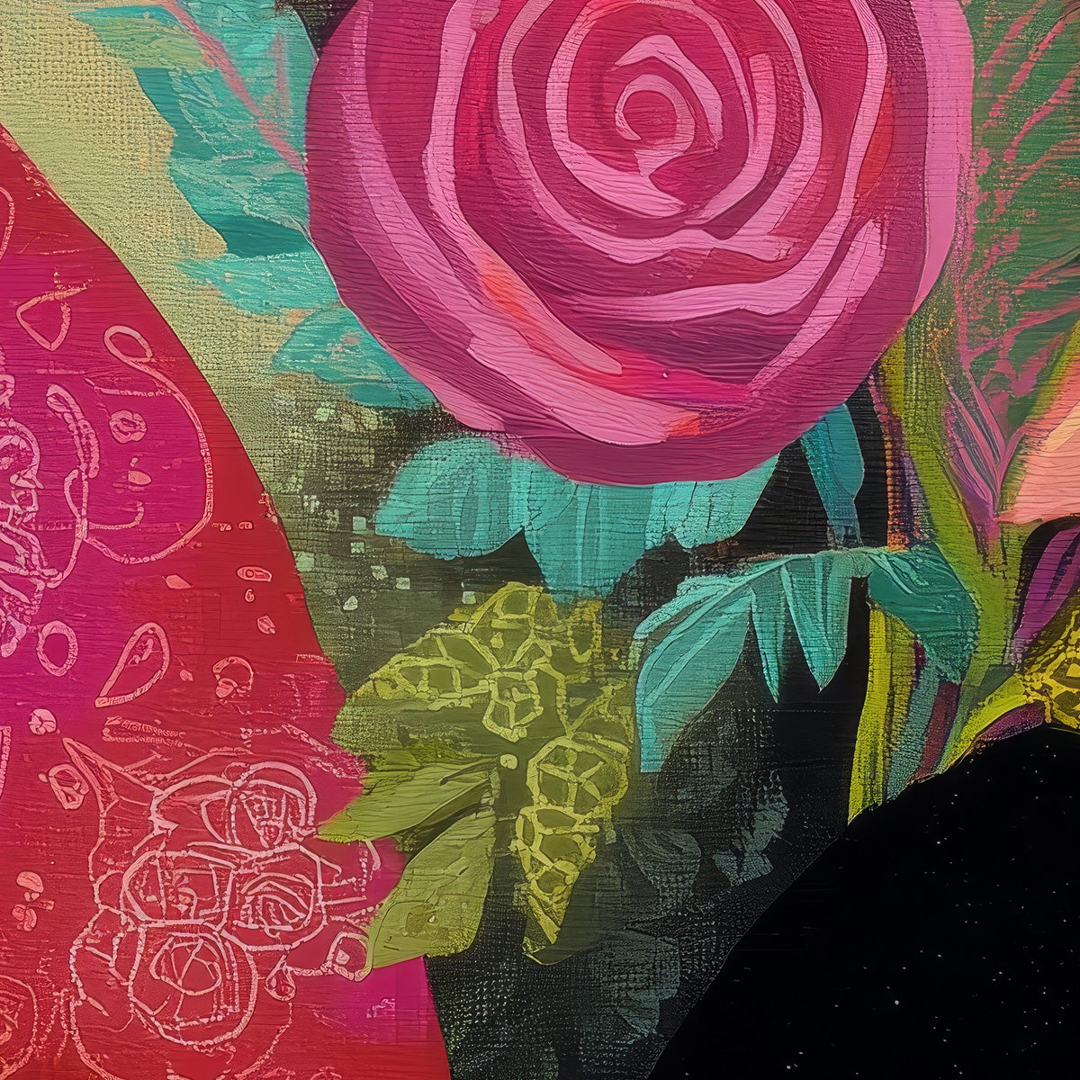 Frau mit Blumen