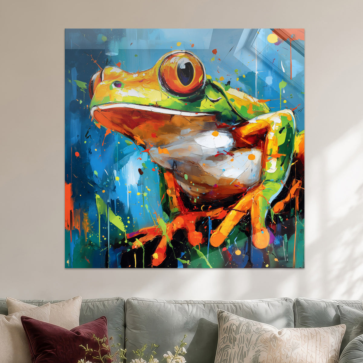 Pop Art Frosch