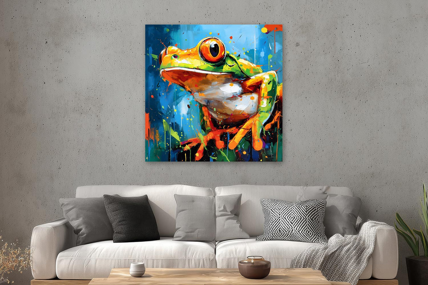 Pop Art Frosch